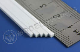 Полоска пластиковая для масштаба HO, 1.7х1.7 мм, 10 шт