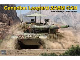 Склеиваемая пластиковая модель танк Canadian Leopard 2A6M CAN. Масштаб 1:35