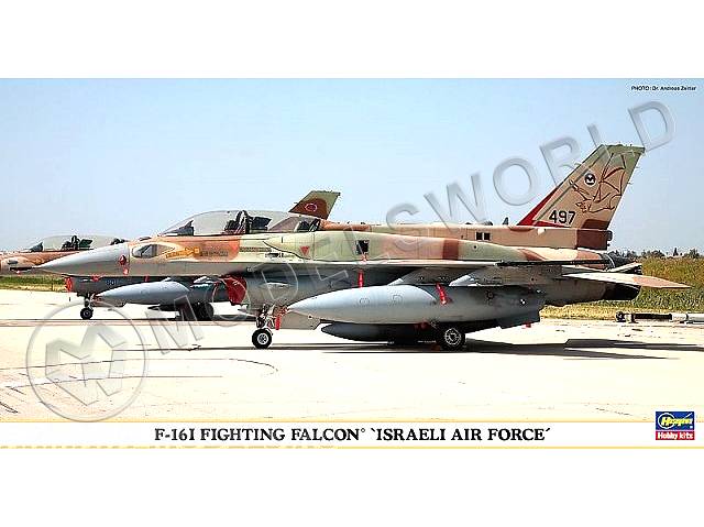 Склеиваемая пластиковая модель самолета F-16I Israeli Air Force. Масштаб 1:48 - фото 1
