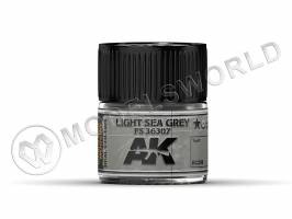 Акриловая лаковая краска AK Interactive Real Colors. Light Sea Grey FS 36307. 10 мл