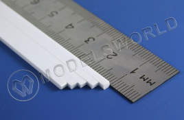 Полоска пластиковая для масштаба HO, 1.7х2.3 мм, 10 шт