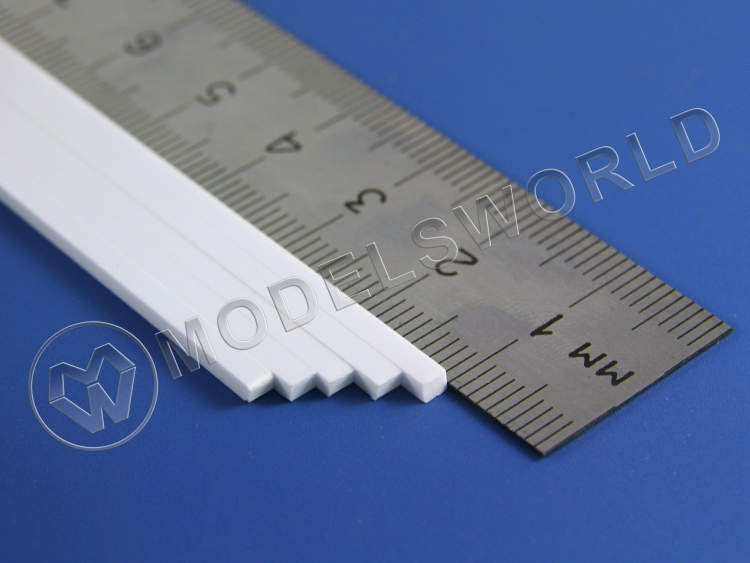 Полоска пластиковая для масштаба HO, 1.7х2.3 мм, 10 шт - фото 1