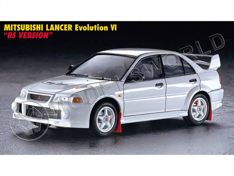 Склеиваемая пластиковая модель Автомобиль Mitsubishi Lancer Evo.VI (Limited Edition). Масштаб 1:24 - фото 1