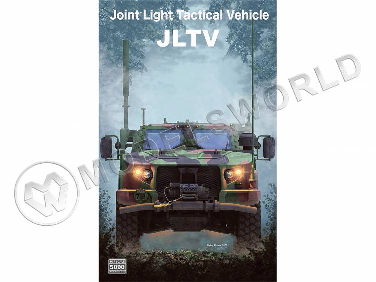 Склеиваемая пластиковая модель Американский армейский внедорожник JLTV (Joint Light Tactical Vehicle). Масштаб 1:35 - фото 1