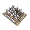 Готовая модель, миниатюра "Тевтонские рыцари" 15 фигур в масштабе 1:72