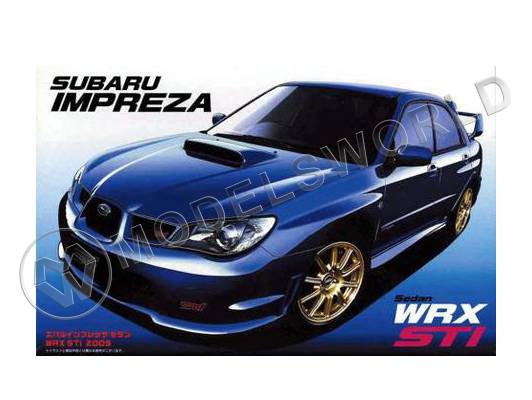 Склеиваемая пластиковая модель автомобиль Subaru Impreza WRX Sti 2005. Масштаб 1:24 - фото 1