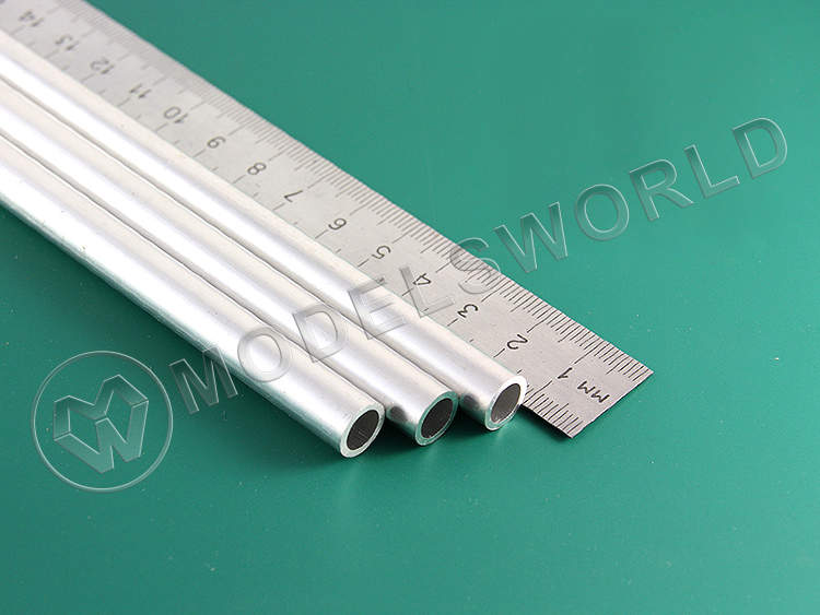 Толстостенная алюминиевая трубка 9.5 мм, 1 шт - фото 1