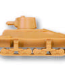 Склеиваемая пластиковая модель Британский пехотный танк Матильда МК-I. Масштаб 1:100