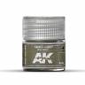 Акриловая лаковая краска AK Interactive Real Colors. Grau-Grey RAL 7003 (RLM 02). 10 мл