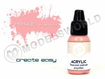Акриловая краска Pacific88 Телесная нежная розовая (Bodily soft pink), 10 мл