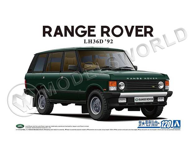 Склеиваемая пластиковая модель автомобиль Land Rover Range Rover Classic '92. Масштаб 1:24 - фото 1