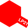 Лаковая глянцевая краска Tamiya LP-21 Italian Red, 10 мл