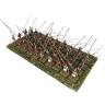 Готовая модель, миниатюра "Македонская фаланга" 40 фигур в масштабе 1:72