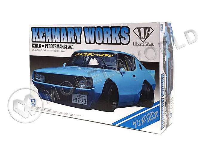 Склеиваемая пластиковая модель автомобиль LB Works Kenmary 2Dr (2014 Version). Масштаб 1:24 - фото 1