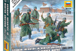 Немецкая пехота в зимней форме 1941-1945. Масштаб 1:72