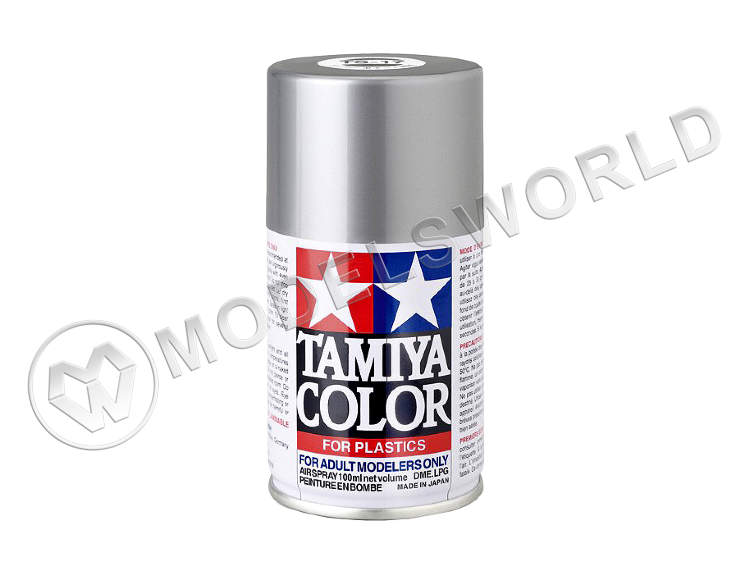 Краска-спрей Tamiya серия TS в баллоне 100 мл. TS-17 Gloss Aluminum - фото 1