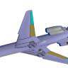 Склеиваемая пластиковая модель Советский пассажирский авиалайнер Ил-62М. Масштаб 1:144