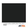 Акриловая лаковая краска AK Interactive Real Colors. Dunkelgrau-Dark Gray RAL 7021. 10 мл