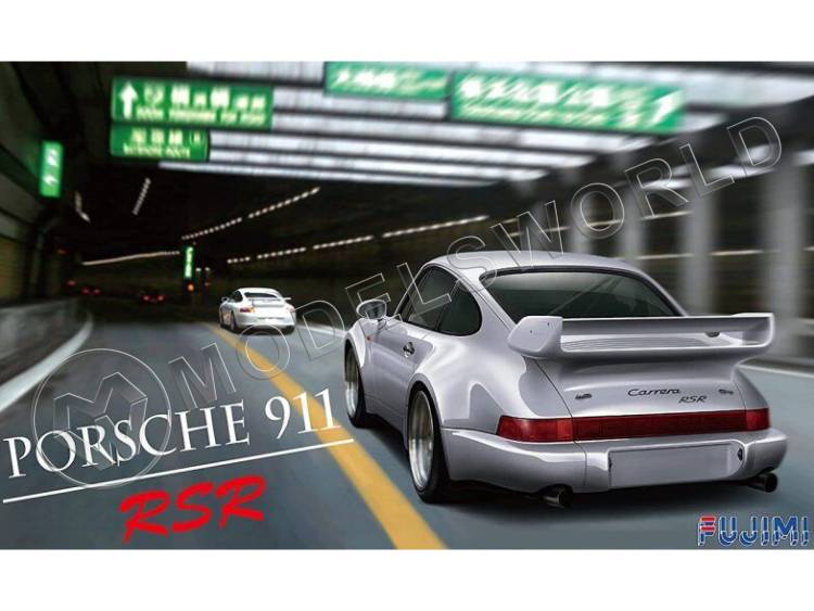 Склеиваемая пластиковая модель Porsche 911 Carrera 3.8 RSR. Масштаб 1:24 - фото 1