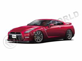 Склеиваемая пластиковая модель автомобиль Nissan GT-R R35 Pure Edition '14. Масштаб 1:24