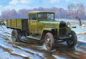 Склеиваемая пластиковая модель Советский армейский грузовик 1.5 т образца 1943 г. "Полуторка". Масштаб 1:35
