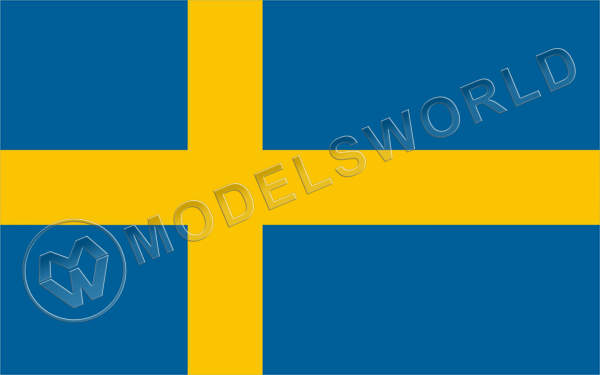 Шведы флаг. Размер 16х10 мм - фото 1