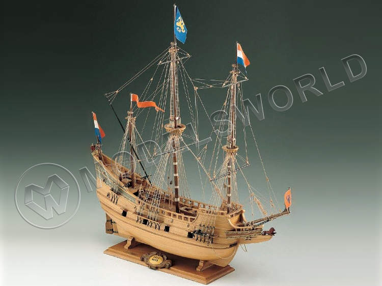 Набор для постройки модели корабля HALF MOON  Голландский галеон начала XVII в. Масштаб 1:50 - фото 1