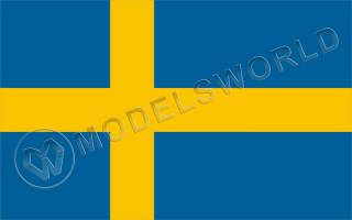 Шведы флаг. Размер 30х18 мм