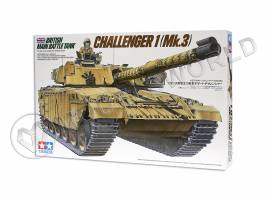 Склеиваемая пластиковая модель Английский танк CHALLENGER 1 (Mk.3). Масштаб 1:35