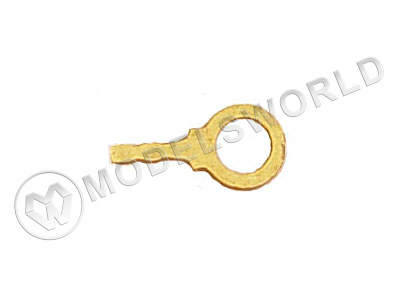 FFF3053_s.jpg Обух, латунь, 0.8Х4.0х0.3 мм, 10 шт - фото 1