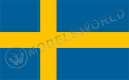 Шведы флаг. Размер 34х22 мм