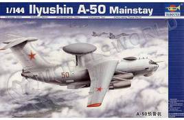 Склеиваемая пластиковая модель Самолет Ильюшин A-50 Mainstay. Масштаб 1:144