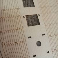 Палуба для модели корабля "Бриг "Меркурий". Масштаб 1:72