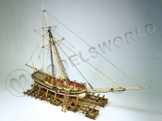 Набор для постройки модели корабля VIRGINIA ARMED SLOOP. Масштаб 1:48