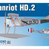 Склеиваемая пластиковая модель самолета Hanriot HD.2. Weekend. Масштаб 1:48
