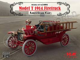 Склеиваемая пластиковая модель Model T 1914 Firetruck, Американский пожарный автомобиль. Масштаб 1:24