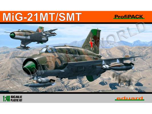 Склеиваемая палстиковая модель Истребителя MiG-21SMT. ProfiPACK. Масштаб 1:48