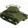 Склеиваемая пластиковая модель Советский легкий танк Т-26. Масштаб 1:100