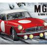 Склеиваемая пластиковая модель автомобиль MG-B G/HM4 Club Rally Ver. '66. Масштаб 1:24
