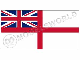 Военно-морской флаг Великобритании. Размер 16х10 мм