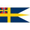 Шведы 1844-1905 флаг. Размер 16х10 мм