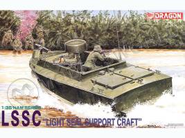Склеиваемая пластиковая модель Американский речной штурмовой катер LSSC (Light Seal Support Craft). Масштаб 1:35