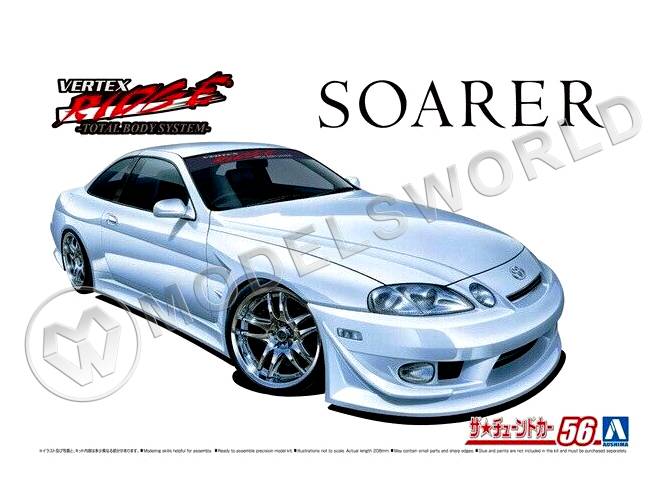 Склеиваемая пластиковая модель Toyota Soarer Vertex JZZ30 '96. Масштаб 1:24 - фото 1