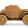 Британский бронеавтомобиль Даймлер Мк-1 "Динго". Масштаб 1:100