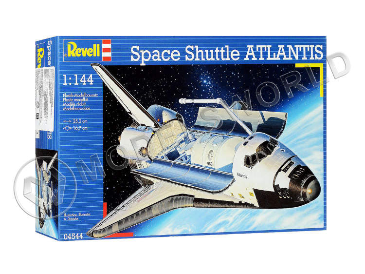 Склеиваемая пластиковая модель Космический корабль Atlantis. Масштаб 1:144 - фото 1