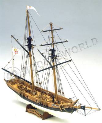 Набор для постройки модели корабля BLACK PRICE приватирская шхуна, 1775 г. Масштаб 1:64