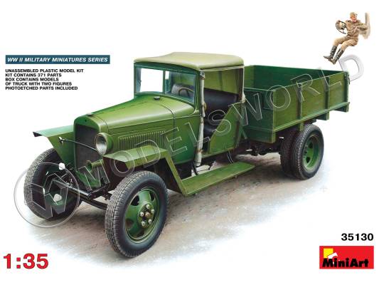 Склеиваемая пластиковая модель Советский грузовик ММ, модель 1941 г. Масштаб 1:35