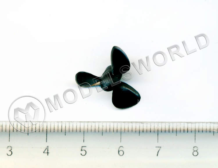 Винт нейлоновый трехлопастной правый, 20 мм, 1 шт - фото 1