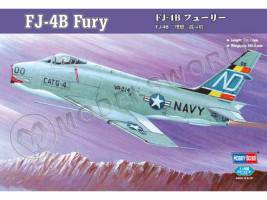 Склеиваемая пластиковая модель Самолет Fj-4b Fury. Масштаб 1:48