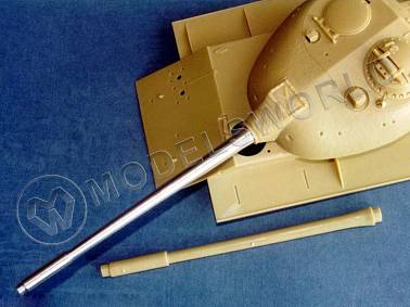 Металлический ствол 100 мм Д-10-T2С для T-55 "ESCHI", T-54, T-69 «Lee». Канал ствола с нарезами. Масштаб 1:35 - фото 1